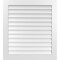 Ekena Millwork Vertical Surface Mount PVC Gable Vent: Non-Functional, w/3-1/2"W x 1"H, Standard Frame, 36"W x 40"H GVPVE36X4001SN - alternate 1